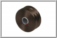 S-Lon, Size D, Beading Thread, F�delgarn, brown, 1 Spule